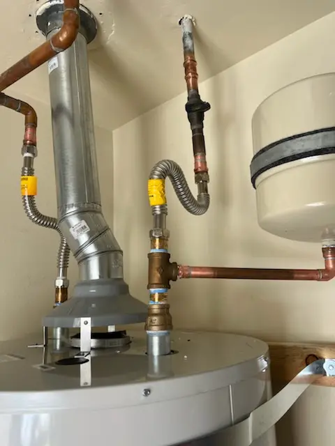 Water heater installation and plumbing repair in Whitneyville